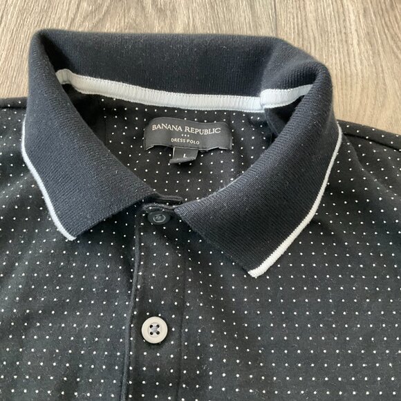 Lot of 3 Banana Republic Shirts Men's Large Dress Polo Golf Casual Short Sleeve - Picture 16 of 16